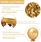 Gold Balloon Garland Kit – 18,12,10,5in Chrome Balloons with Tape & Ribbon for Parties